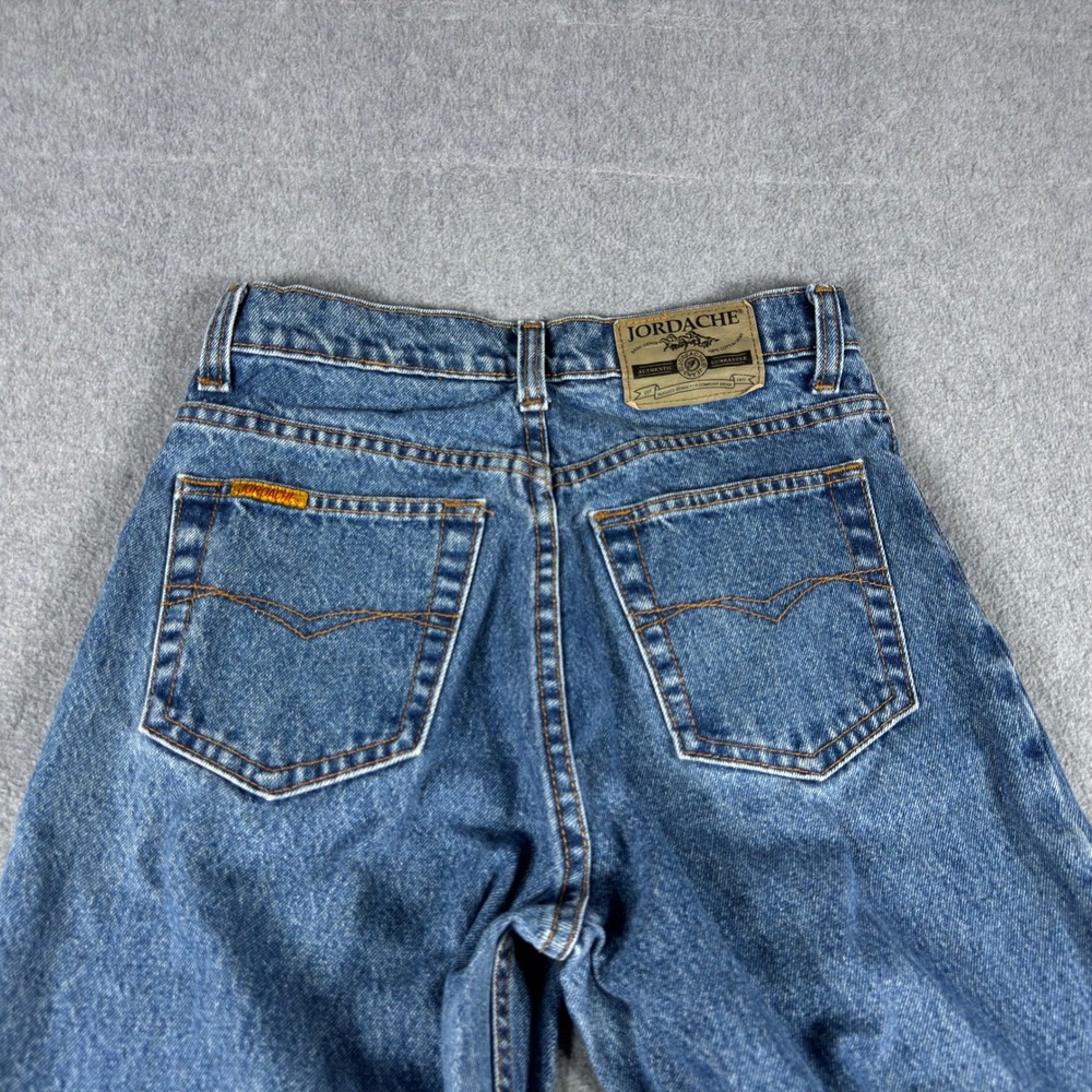 Vintage Jordache Jeans 7/8 80s Denim High Rise Tapered Mom Jean
